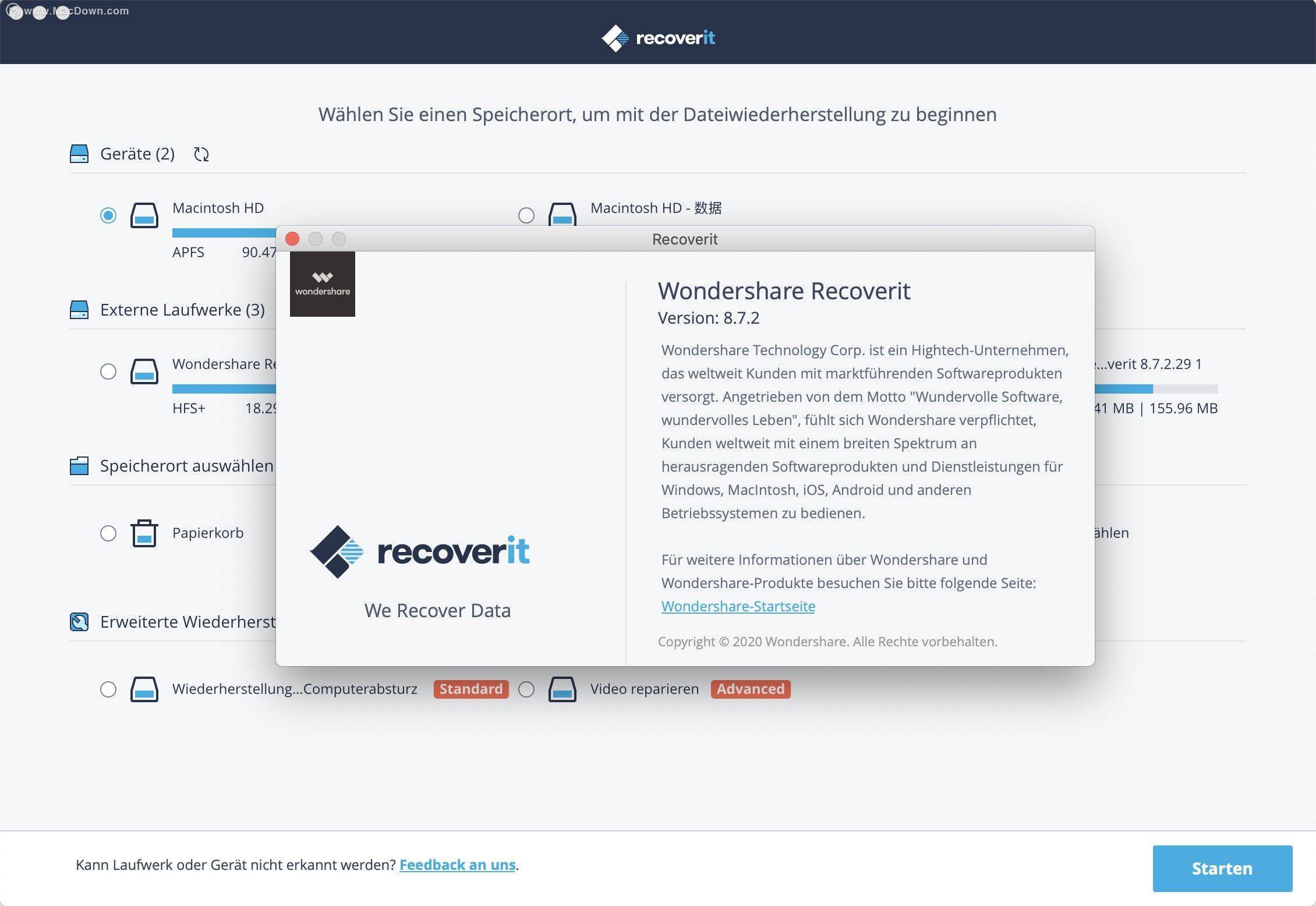电子数码商城下载苹果版:mac上好用的数据恢复软件Wondershare Recoverit授权版